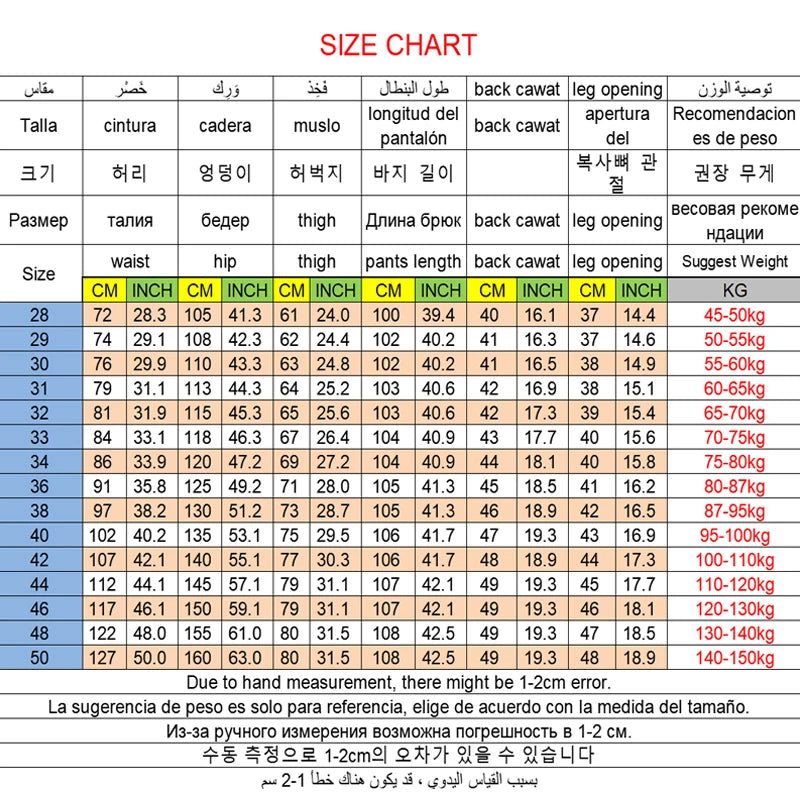 Vaqueros Hombre Talla Grande