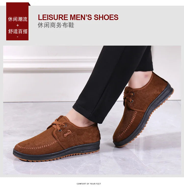 Zapatos Hombre Casual Transpirables - Loafers Sneakers 2023 Fashion Cómodos Planos Artesanales Retro Leisure
