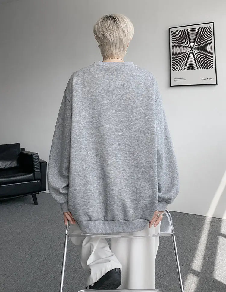 Sudadera Hombre Otoño Invierno - Hoodie Cuello Redondo Casual Outdoor