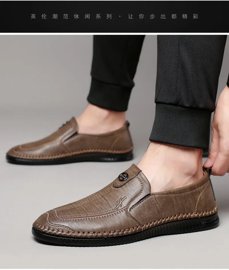 Zapatos Hombre Business Cuero - Vestir Clásicos Fashion Artesanales Conducción Loafers Mocasines