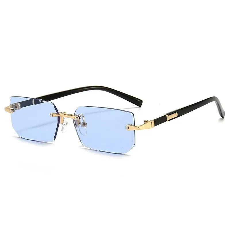 Gafas de Sol Rectangulares Sin Montura - Fashion Unisex Verano UV400