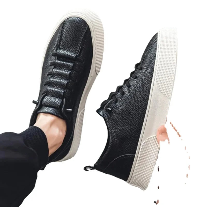 Sneakers Blancos Hombre 2024 Primavera - Zapatillas Casual Running Deportivas Cordones