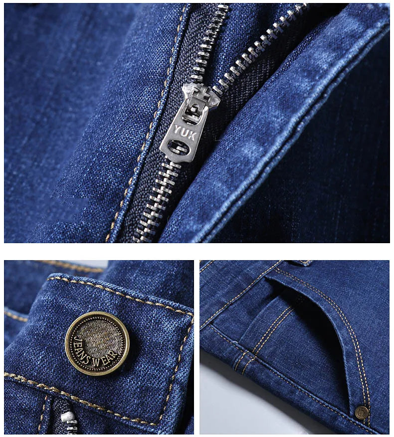 Vaqueros Hombre 2025 Stretch Slim Fit - Jeans Business Cómodos Suaves Marca