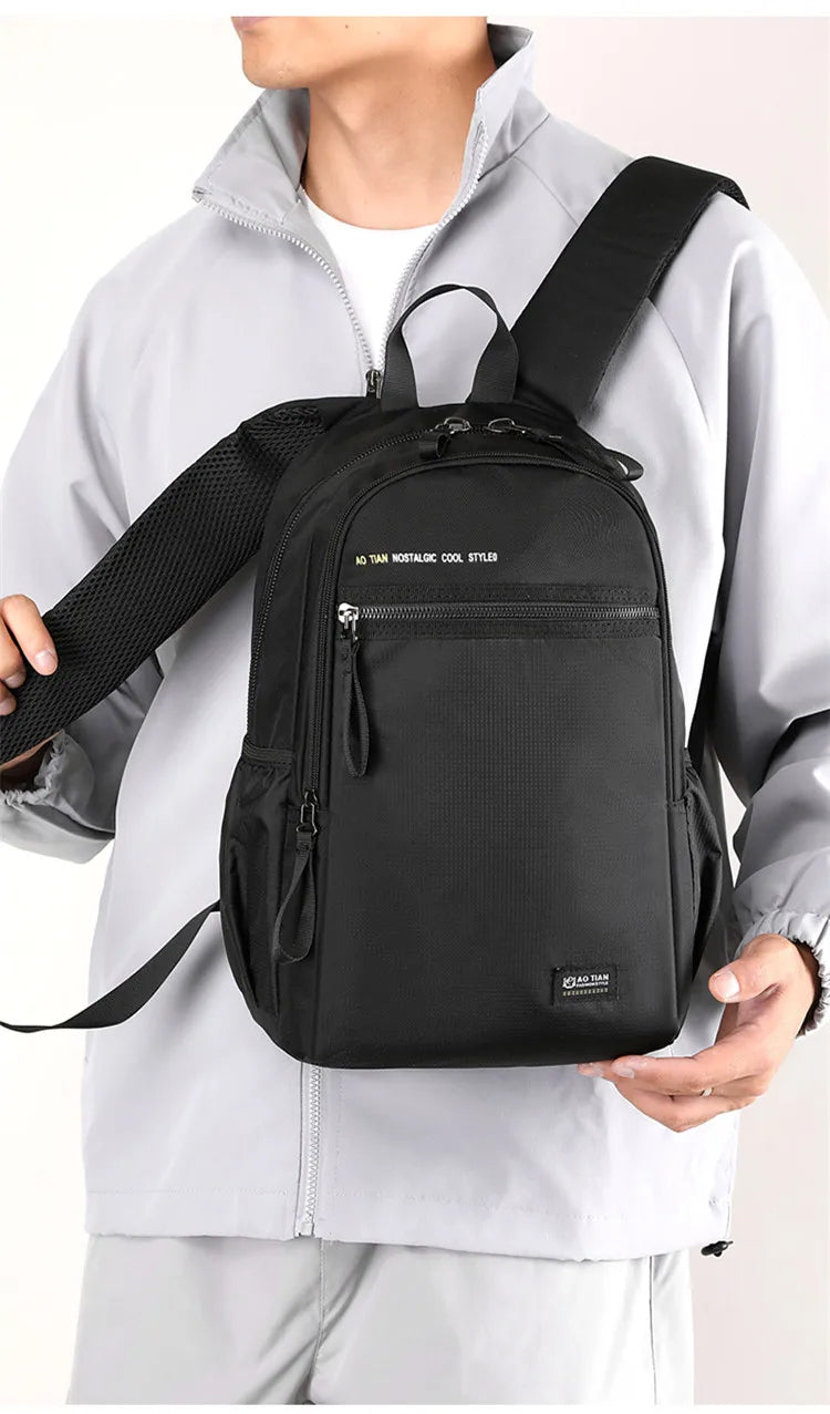 Mochila Hombre Impermeable 2025 - Alta Calidad Viaje Rucksack Adolescentes Casual Hombro Mochilas