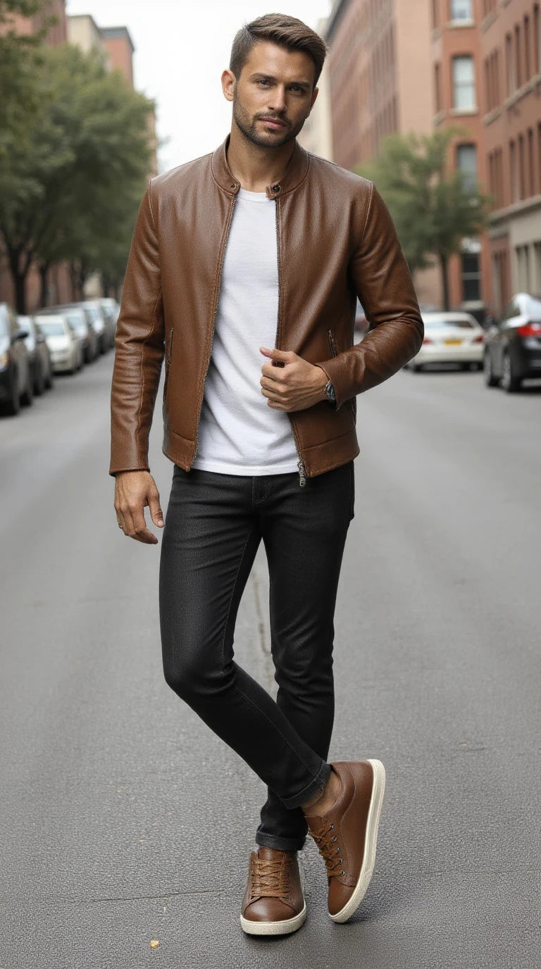 Zapatos Hombre Casual 2025 - Cuero Fashion Cómodos Marca