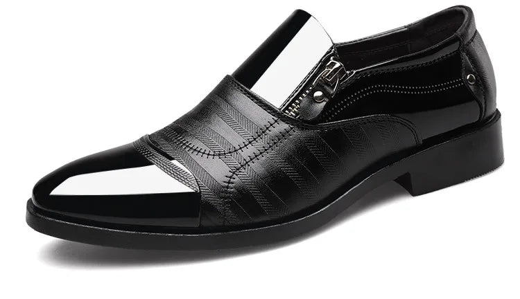 Zapatos Vestir Hombre Business Negros - Clásicos Elegantes Formales Boda Slip-On Oficina Oxford