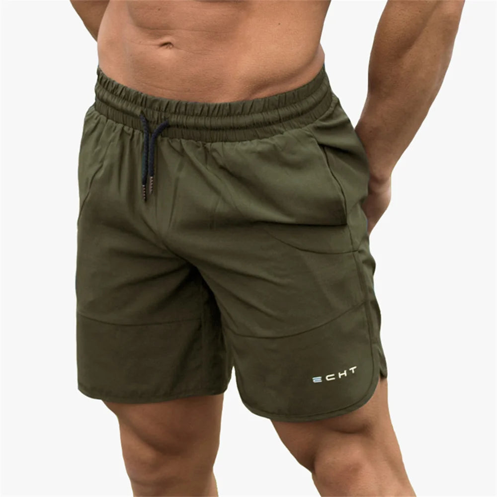 Shorts Gimnasio Hombre Fitness - Pantalones Cortos Secado Rápido Bodybuilding