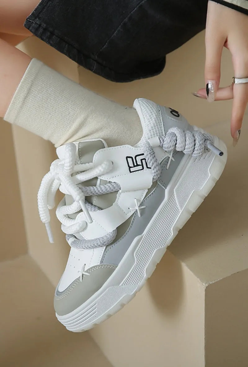 Sneakers Chunky Unisex Suela Gruesa - Zapatillas Casual Versátiles Hombre Mujer