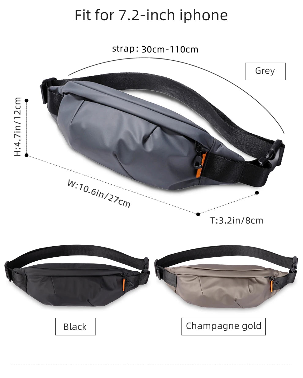 Riñonera Multifuncional Unisex Cinturón - Outdoor Viaje Deporte Fashion Hombre Mujer