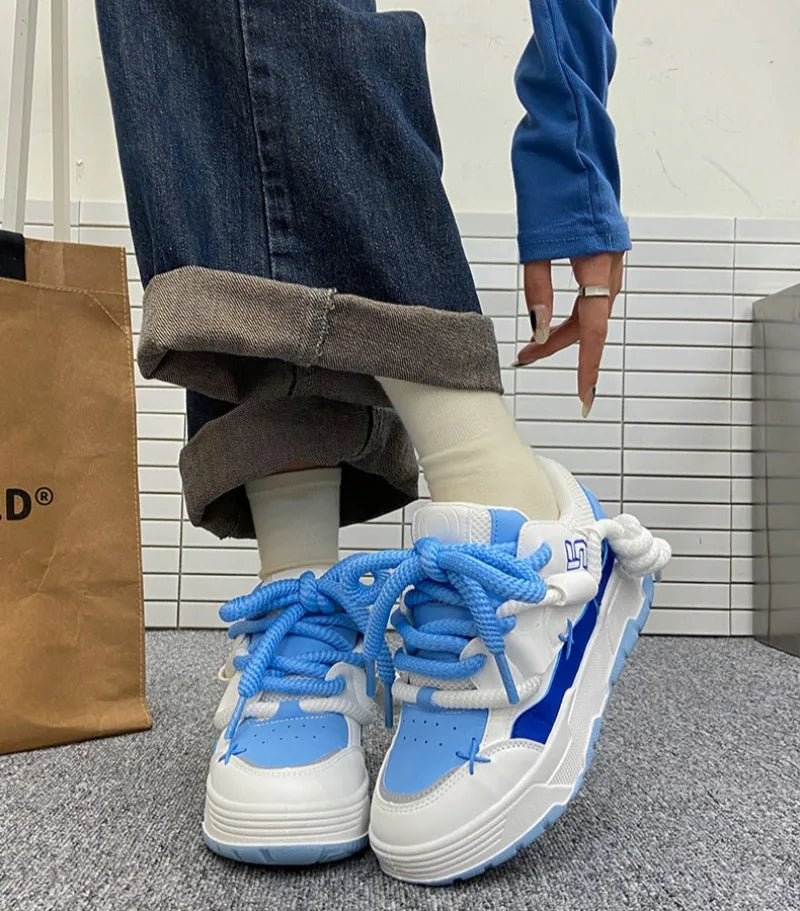 Sneakers Chunky Unisex Suela Gruesa - Zapatillas Casual Versátiles Hombre Mujer