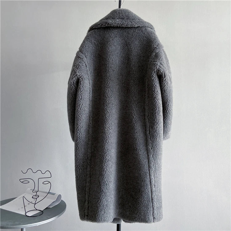 Chaqueta Teddy Bear Mujer Invierno - Abrigo Lana Oversize 2025