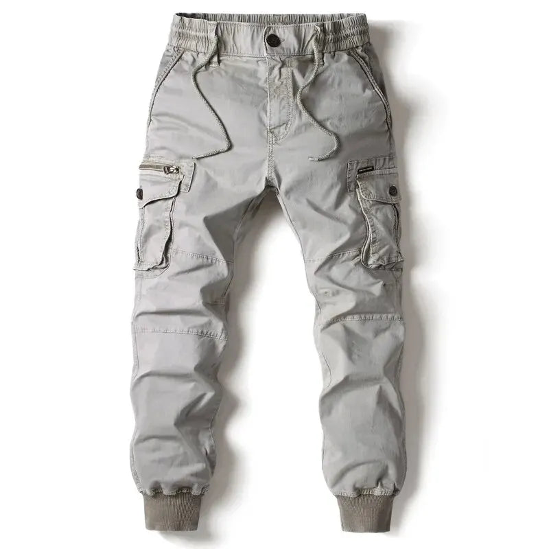 Pantalones Cargo Hombre Jogging - Algodón Largo Tácticos Militares