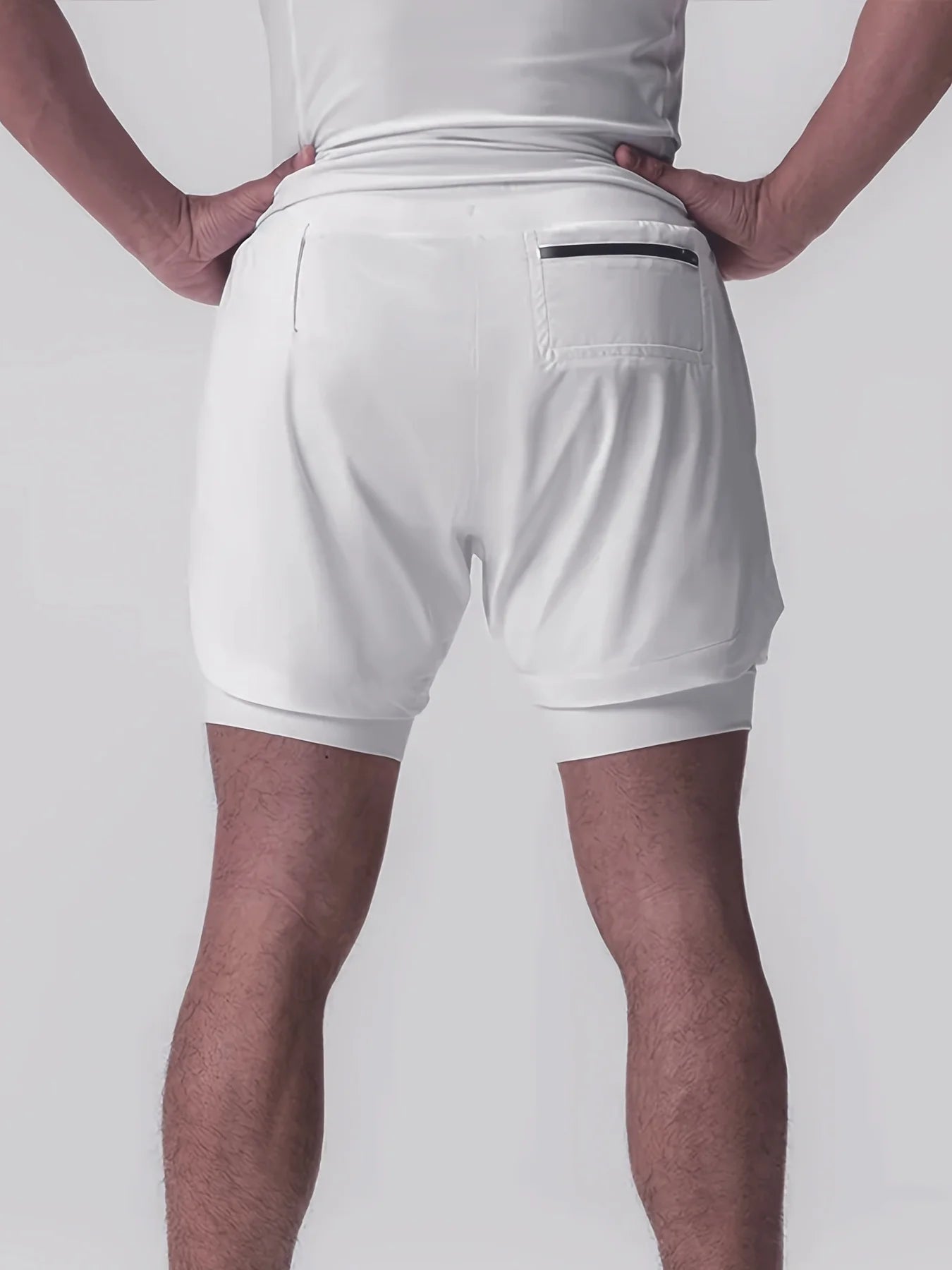 Shorts Deportivos Hombre Doble Capa - Pantalones Baloncesto Secado Rápido