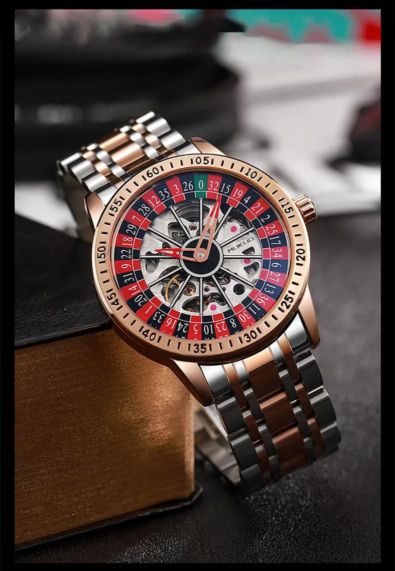 Reloj Hombre Mecánico Automático Luxury - Reloj Pulsera Impermeable Luminoso