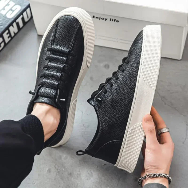 Sneakers Blancos Hombre 2024 Primavera - Zapatillas Casual Running Deportivas Planas