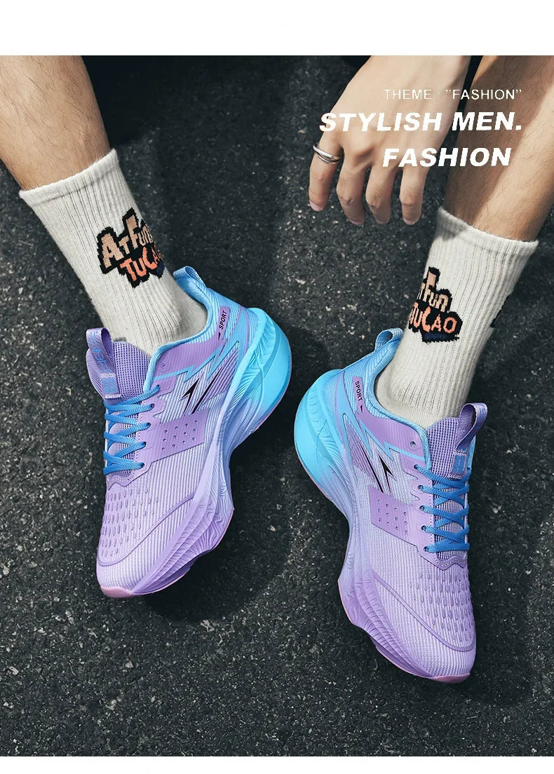 Zapatillas Marathon Profesionales Placa Carbono - Running Competición Verano