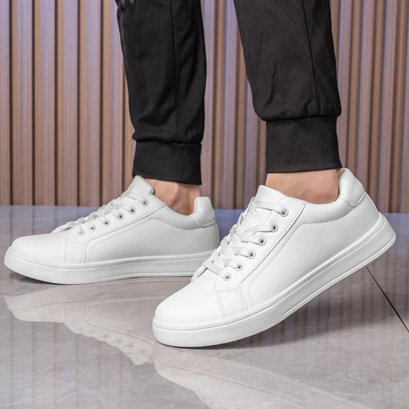 Mocasines Hombre Business Casual - Suaves Cómodos Otoño Negro Blanco Sneakers