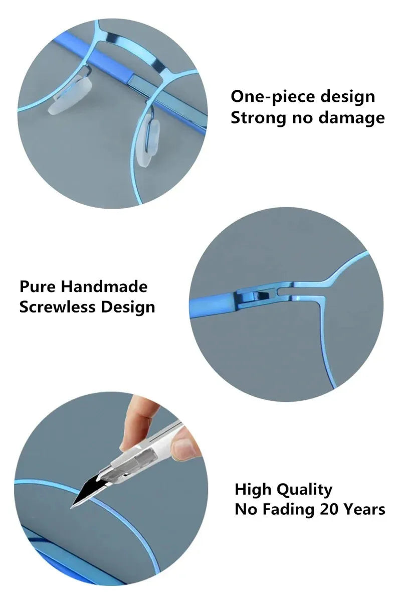 Gafas de Sol Designer ANGUS Alemán Unisex - Cuadradas Coloridas Trendy Ultraligeras Playa Hombre Mujer