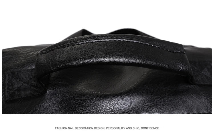 Mochila Cuero 2023 Alta Calidad Fashion - Estudiante Business Portátil Escolar Coreana