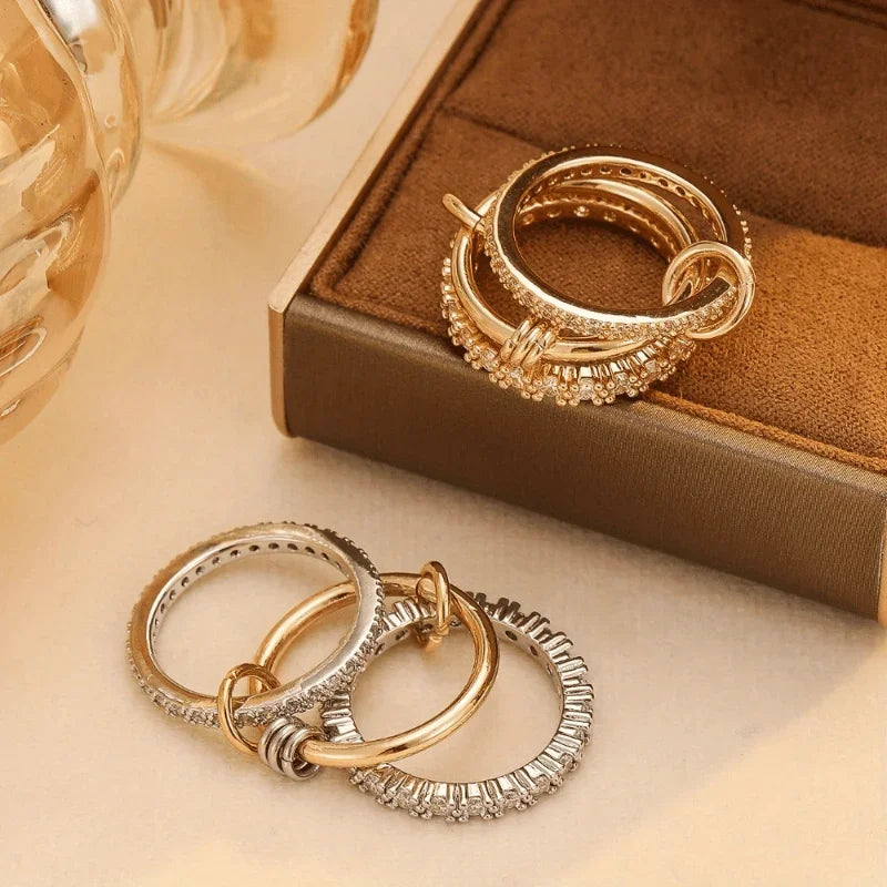 Anillo Apilable Elegante Mujer - Trendy Fashion Lovers Boda
