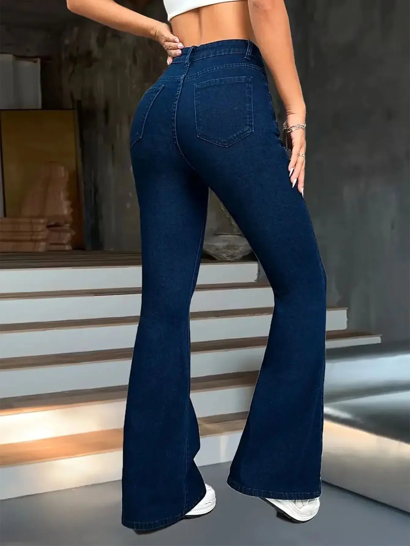 Vaqueros Mujer Skinny Coreanos 2025 - Jeans Cintura Alta Elásticos Vintage