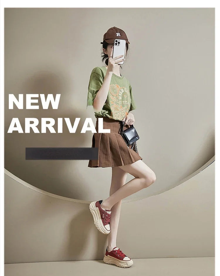 Sneakers Casual Plataforma Mujer - Zapatillas Designer Versátiles Premium