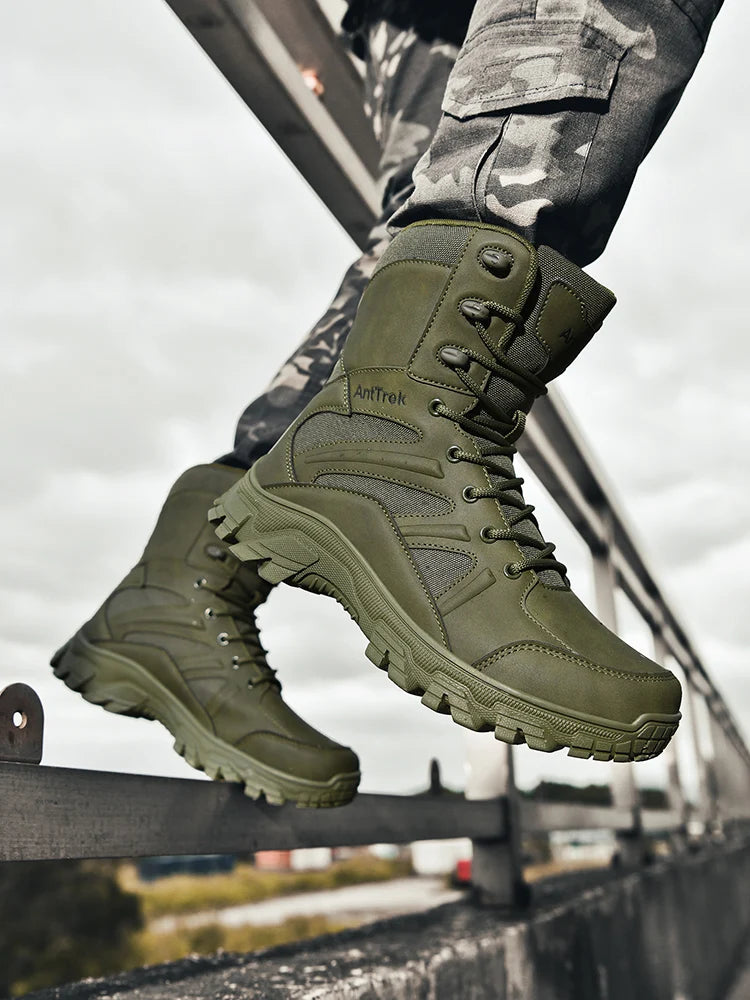 Botas Hiking Hombre High-Top Outdoor - Senderismo Cálidas Cómodas Casual Invierno