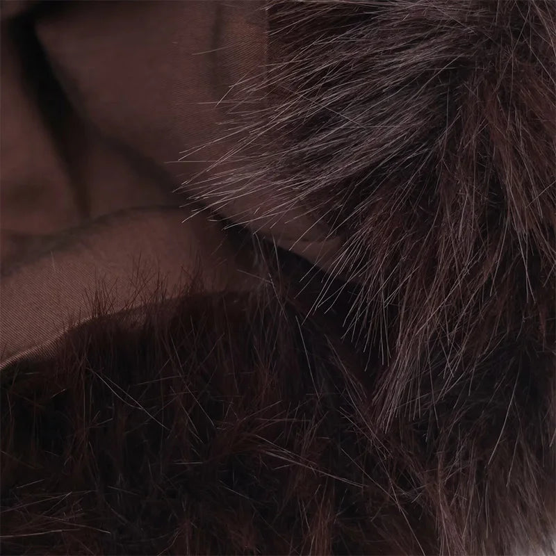 Chaqueta Mujer Elegante PU Piel - Chaqueta Solapa Doble Botón 2025