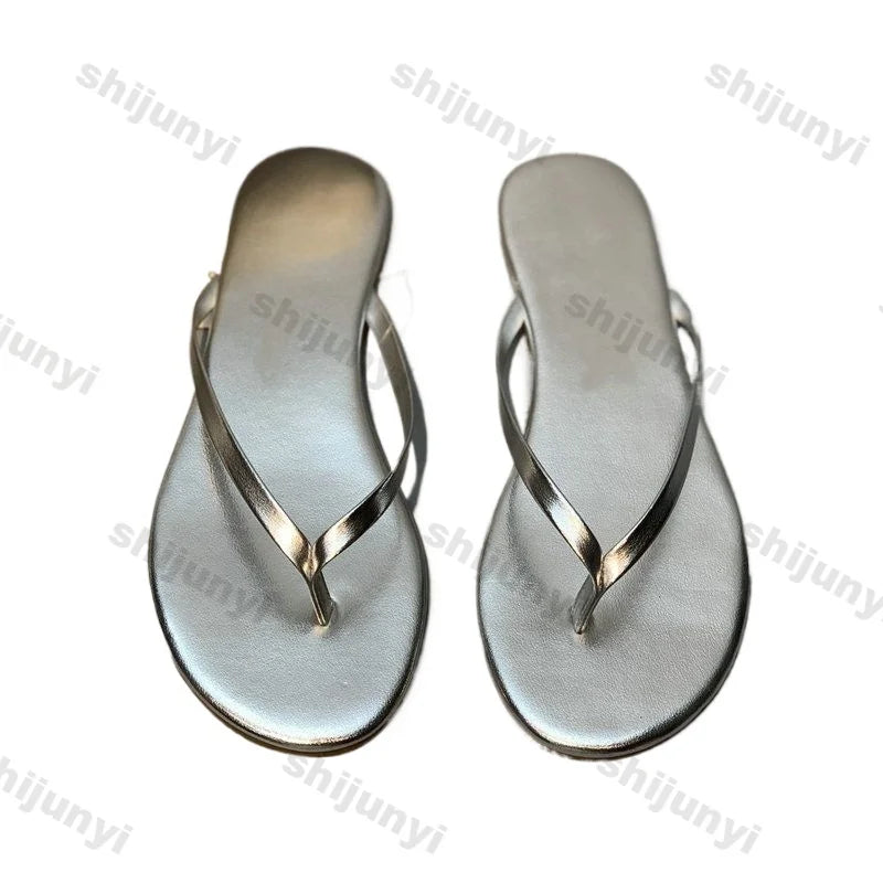 Chanclas Mujer 2025 Verano - Sandalias Planas Playa Transpirables Ligeras