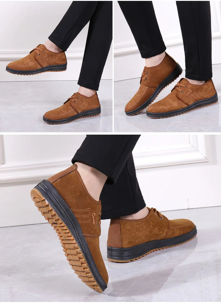 Zapatos Hombre Casual Transpirables - Loafers Sneakers 2023 Fashion Cómodos Planos Artesanales Retro Leisure