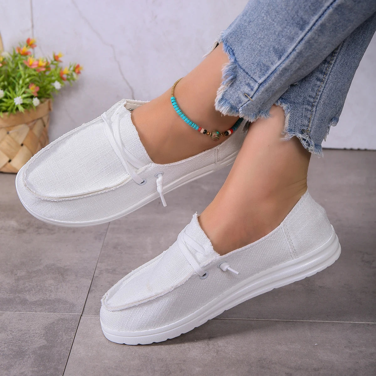 Zapatos Deportivos Mujer Denim - Zapatillas Ligeras Antideslizantes Outdoor