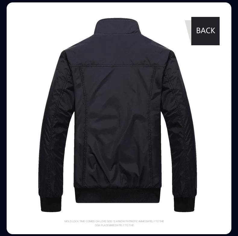 Chaqueta Bomber Hombre Impermeable - Jacket Militar Cortavientos