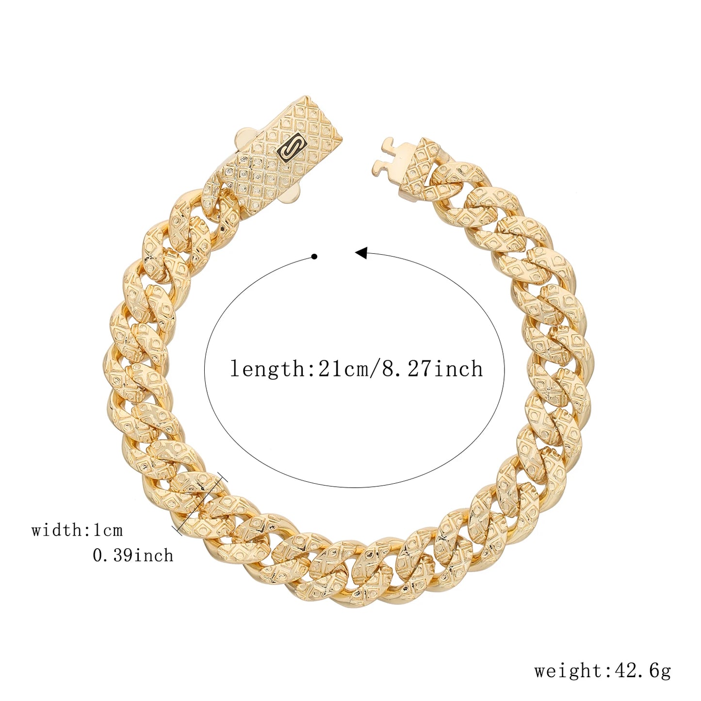 Pulsera Circonita Diamantes Mujer - Chapado Oro 14K Negocios Trendy