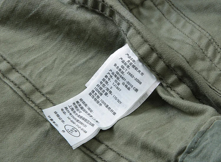 Chaqueta Hombre Denim Cargo Capucha - Multi-Bolsillos Outdoor Senderismo