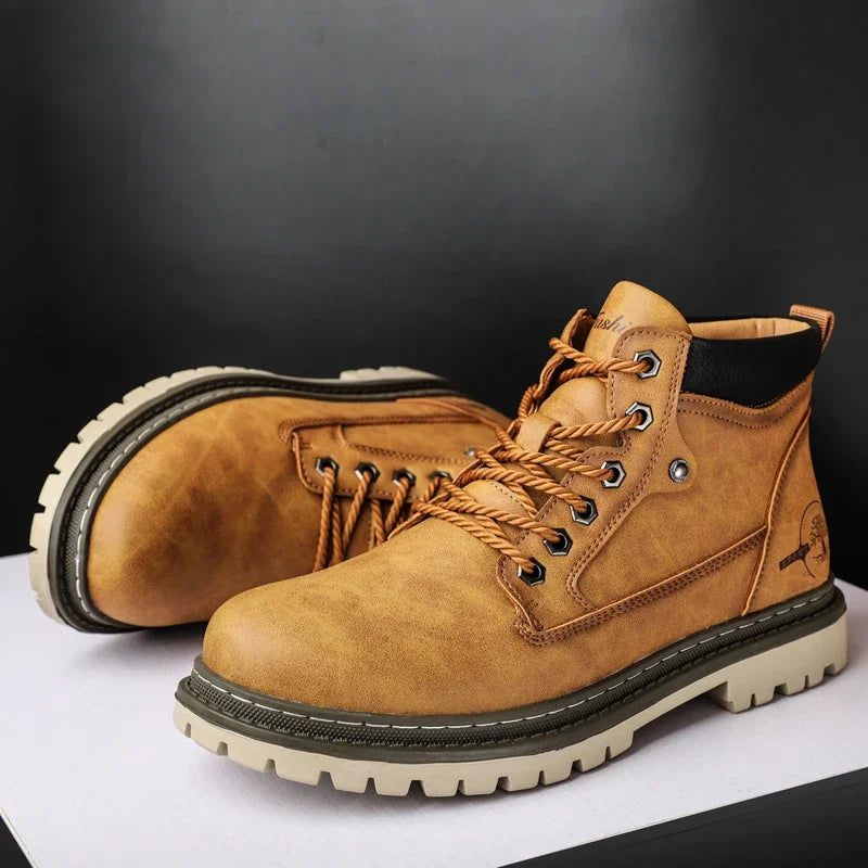 Botas Hombre High-Top Trabajo - Fashion Versátiles Deportivas Casual Cowboy