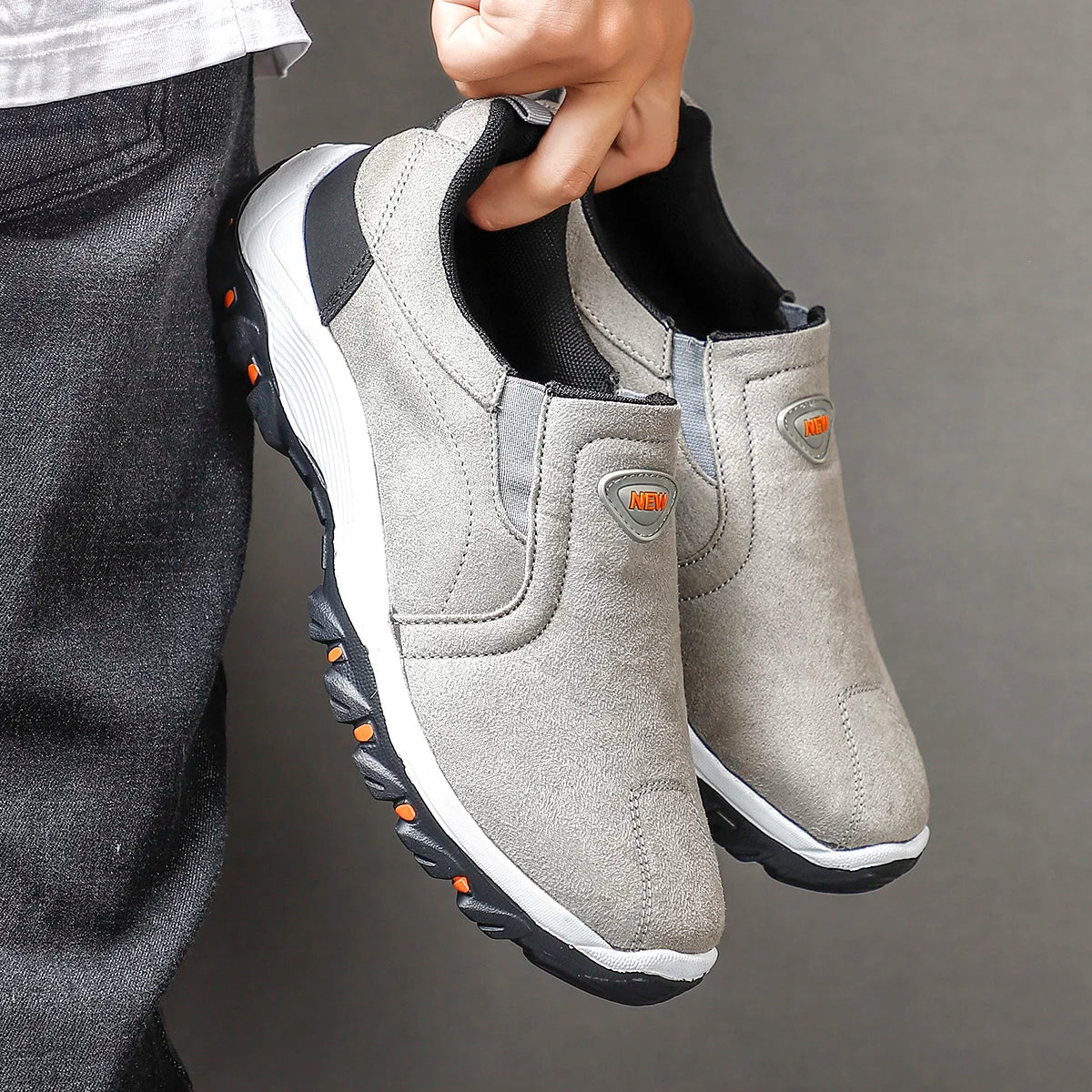 Zapatos Hombre Cómodos Casual - Walking Sneakers Slip-On Loafers Ligeros Mocasines