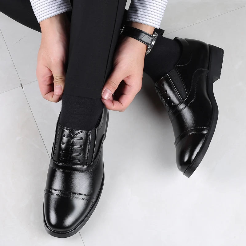 Zapatos Conducción Hombre Cuero Italiano - Business Casual Transpirables Antideslizantes Lujo