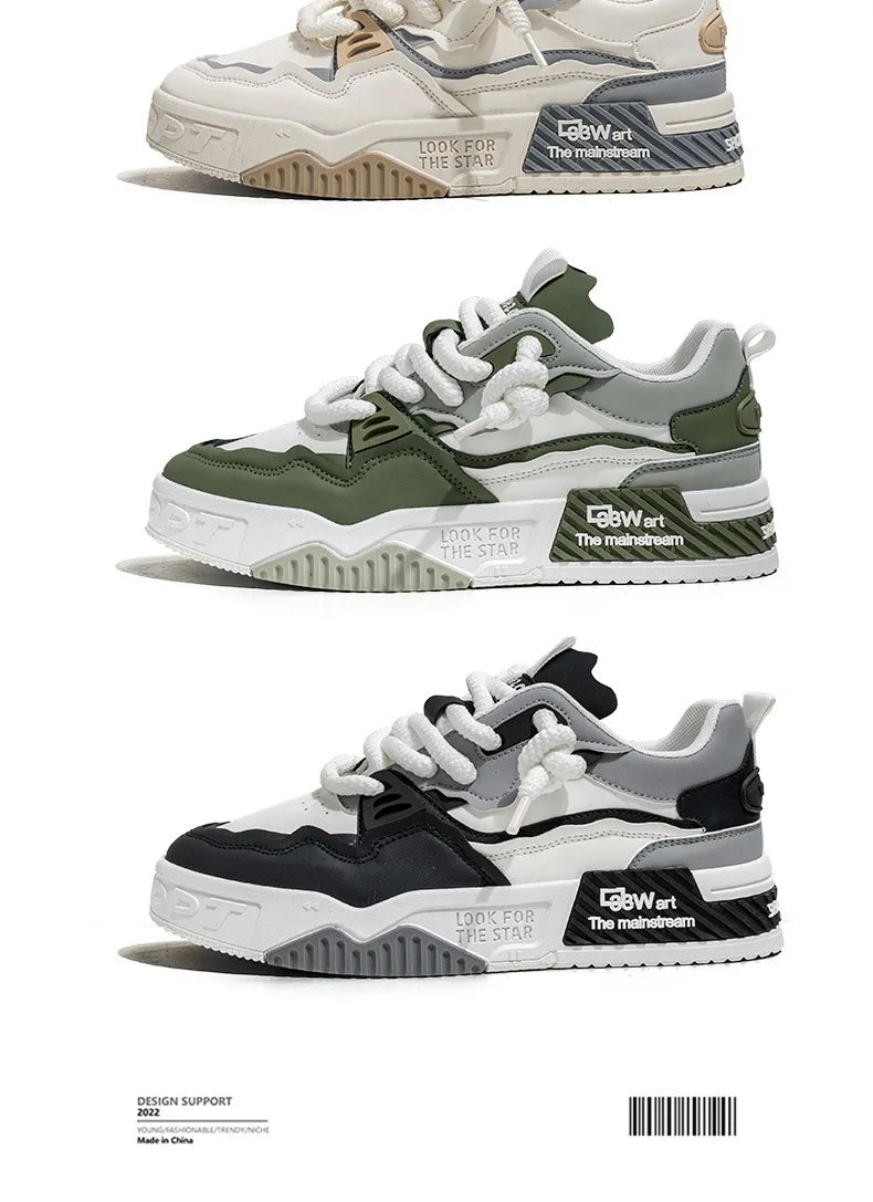 Sneakers Hombre Fashion Otoño - Suela Suave Cómodas Running Tenis Masculino