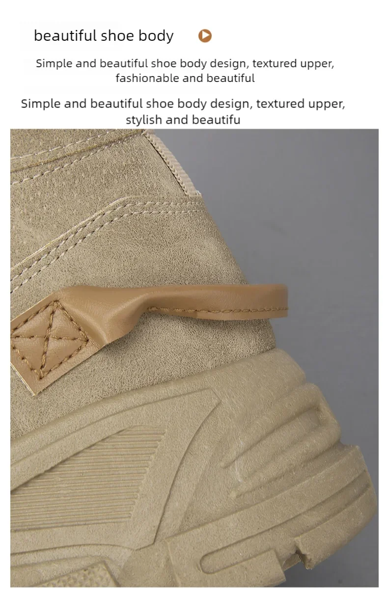 Botas Hombre Casual Suela Suave - Antideslizantes 4 Estaciones Trabajo Outdoor Estudiante Deportivas Fashion Youth Versátiles Trendy