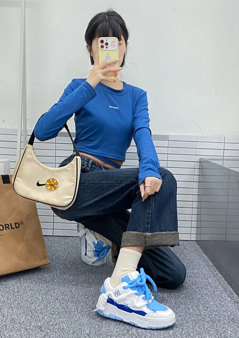 Sneakers Chunky Unisex Suela Gruesa - Zapatillas Casual Versátiles Hombre Mujer