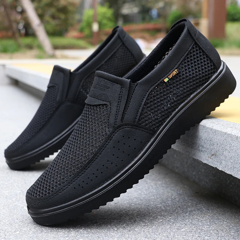Zapatos Hombre Slip-On Transpirables - Casual Ligeros Walking Outdoor Pesca Parque Ejercicio