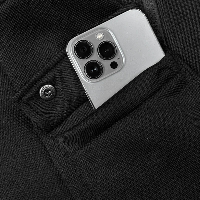 Sudadera Hombre Capucha Streetwear - Hoodie Otoño Invierno Punk Zip Up