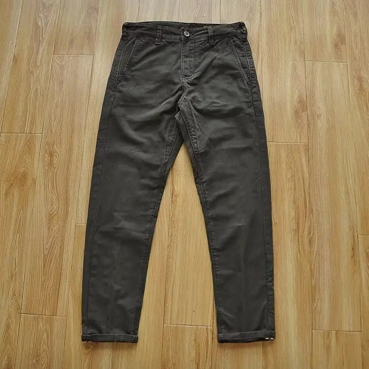 Pantalones Cargo Hombre Americano Retro - Workwear Resistentes Rectos