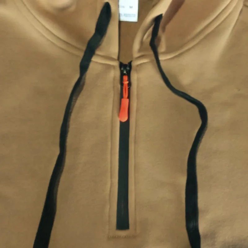 Sudadera Hombre Capucha Streetwear - Hoodie Otoño Invierno Punk Zip Up