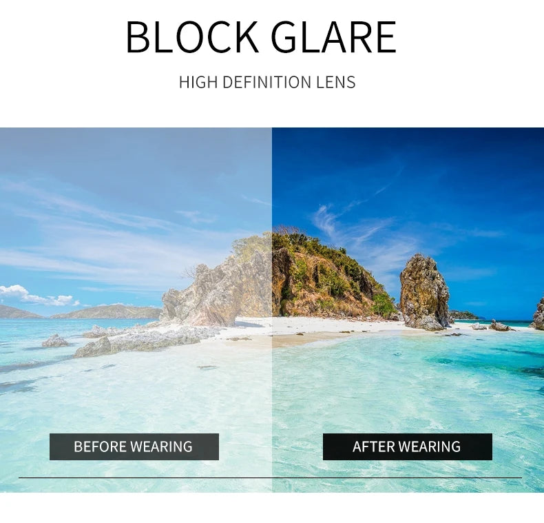 Gafas de Sol Hombre Conducción 2024 - Lentes Metal Doble Puente Luxury