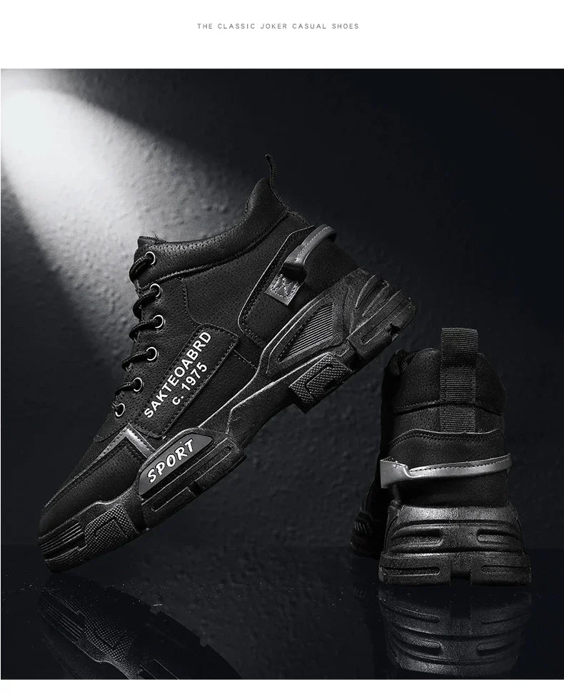 Botas Hombre Casual Suela Suave - Antideslizantes 4 Estaciones Trabajo Outdoor Estudiante Deportivas Fashion Youth Versátiles Trendy