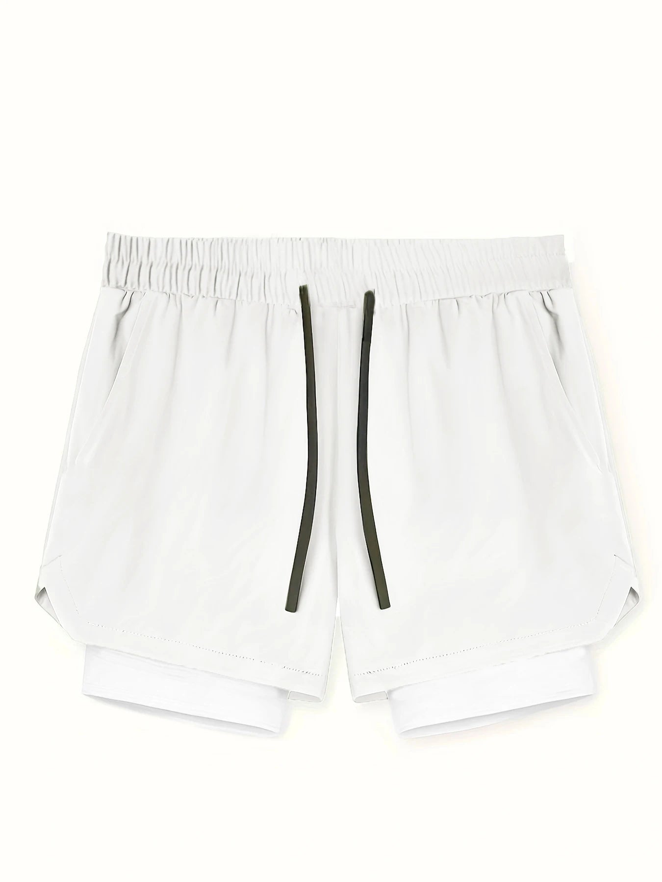 Shorts Deportivos Hombre Doble Capa - Pantalones Baloncesto Secado Rápido
