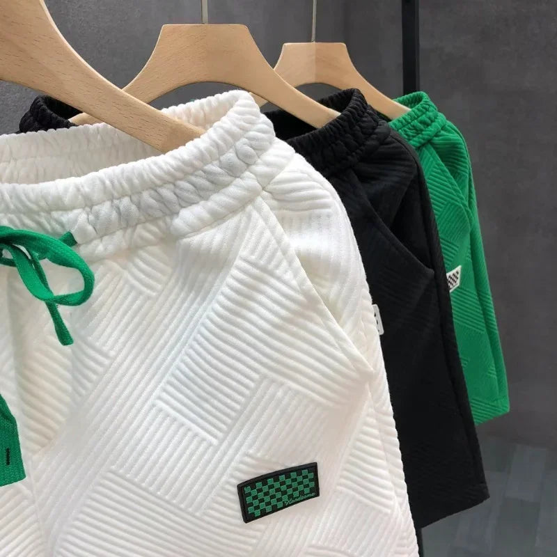 Shorts Deportivos Hombre Transpirables - Pantalones Cortos Running Cintura Elástica