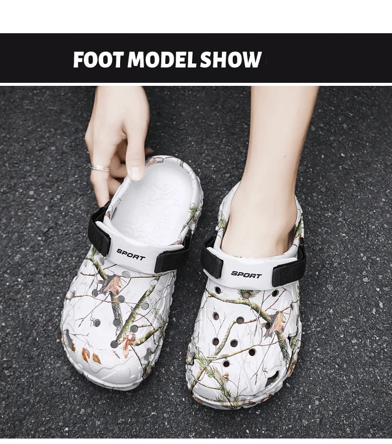 Sandalias Hombre Verano 2024 - Chanclas Casa Jardín Ligeras Antideslizantes