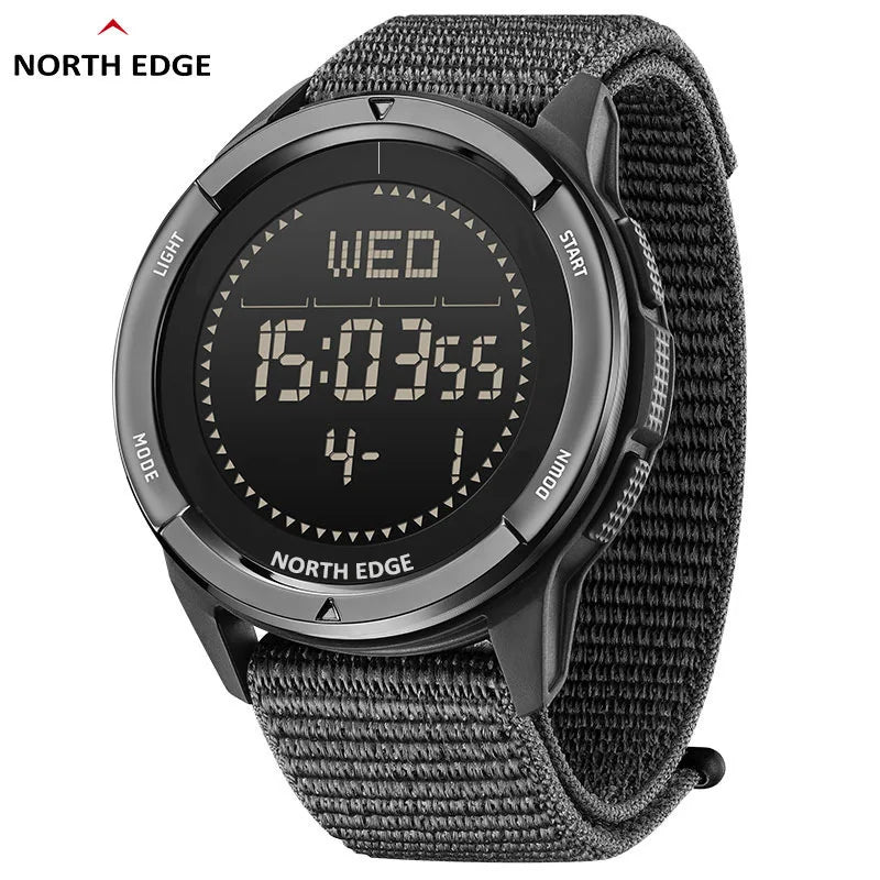Reloj Digital NORTH EDGE ALPS para Hombre - Deportivo Multifunción LED Resistente al Agua